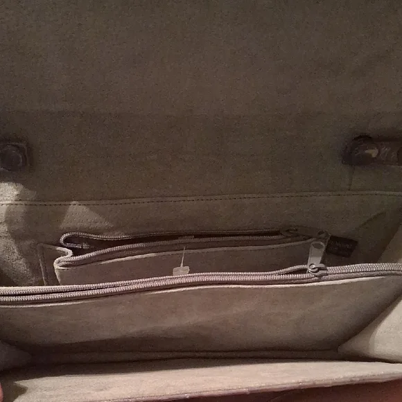 Elegant Gray Genuine Eel Skin Leather Clutch - Picture 6 of 10